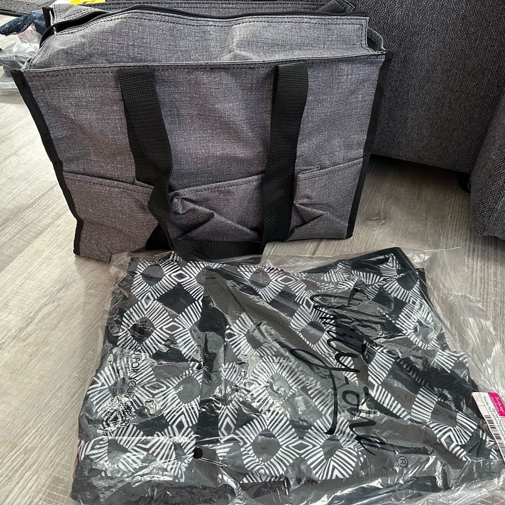 Zip-Top Tote bags, set of 2